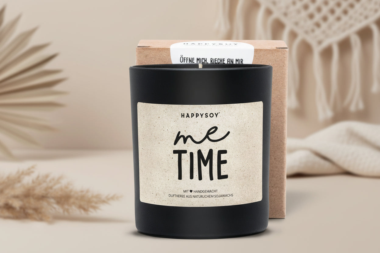 Duftkerze Me Time – Soja Duftkerze Miaflora | Entspannung & Wellness Kerze