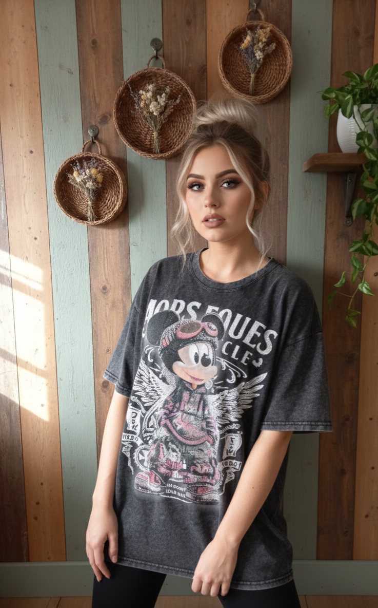 Damen T-Shirt Schwarz – Premium Basic mit Rundhalsausschnitt