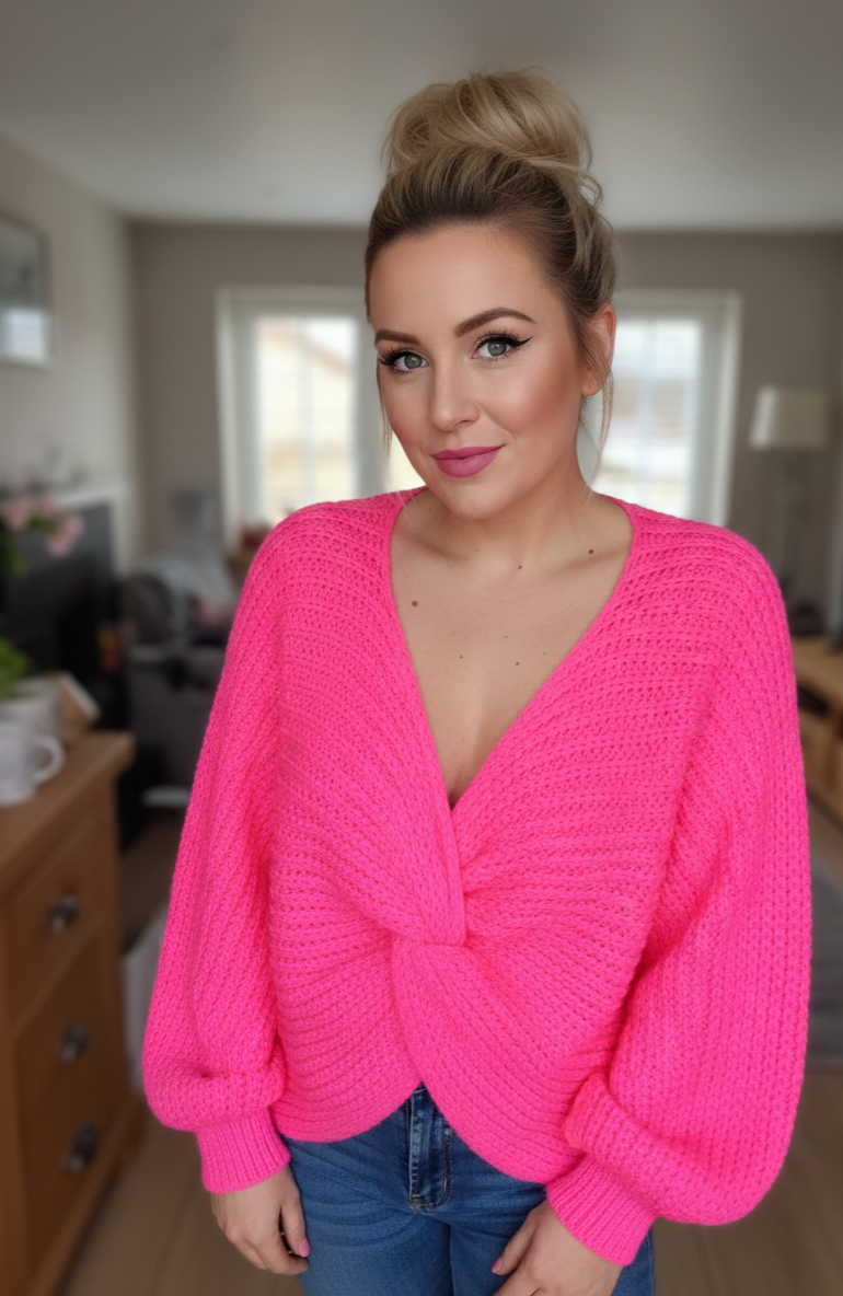 Damen Strickpullover Oversized – Kuscheliger Sweater mit Rundhals