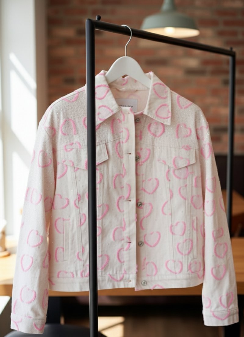 Damen Jeansjacke Oversized – Klassische Denim Jacke im Vintage-Look