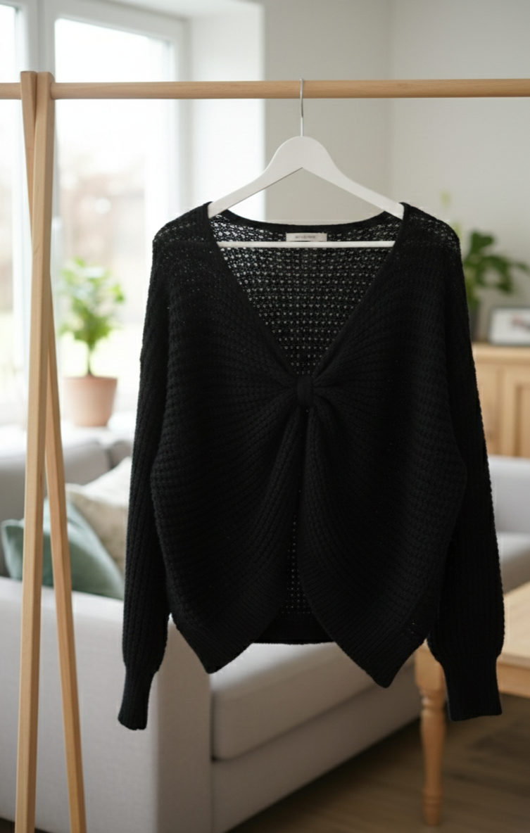 Damen Strickpullover Oversized – Kuscheliger Sweater mit Rundhals