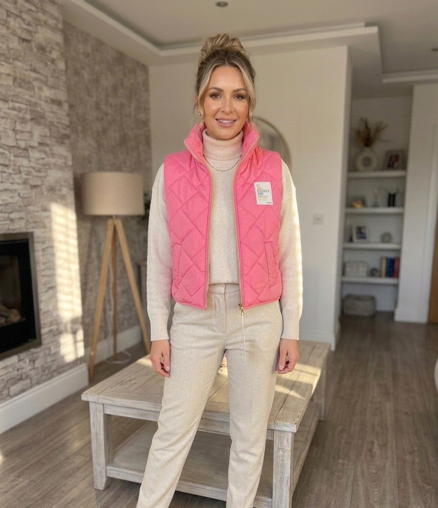 Damen-Steppweste Pink | Leicht, Warm & Unwiderstehlich
