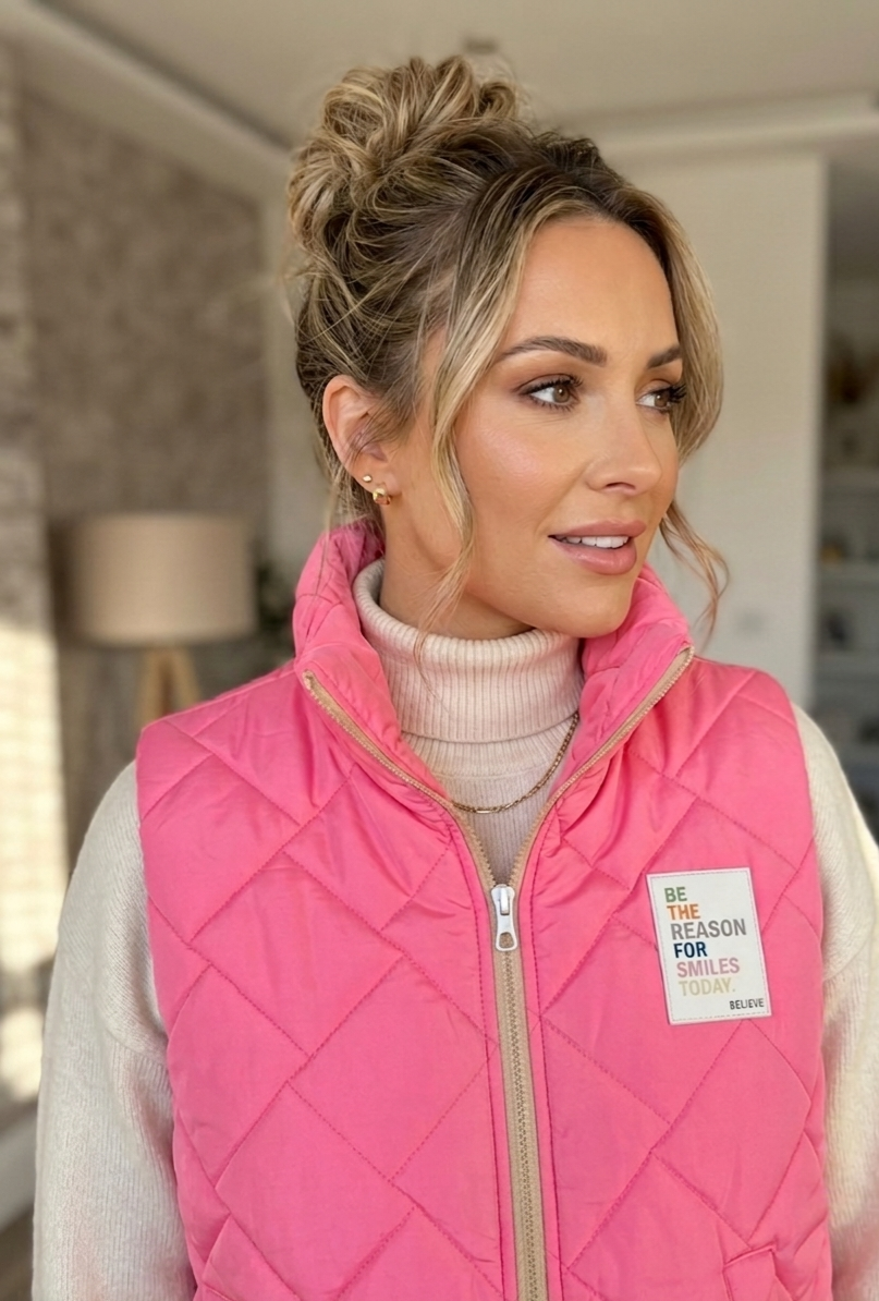 Damen-Steppweste Pink | Leicht, Warm & Unwiderstehlich