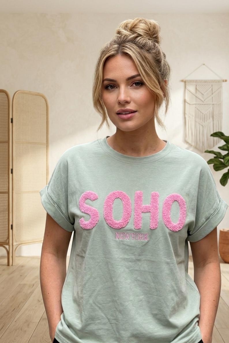 Damen T-Shirt „SOHO NEW YORK“ | Urban Style trifft Premium-Komfort