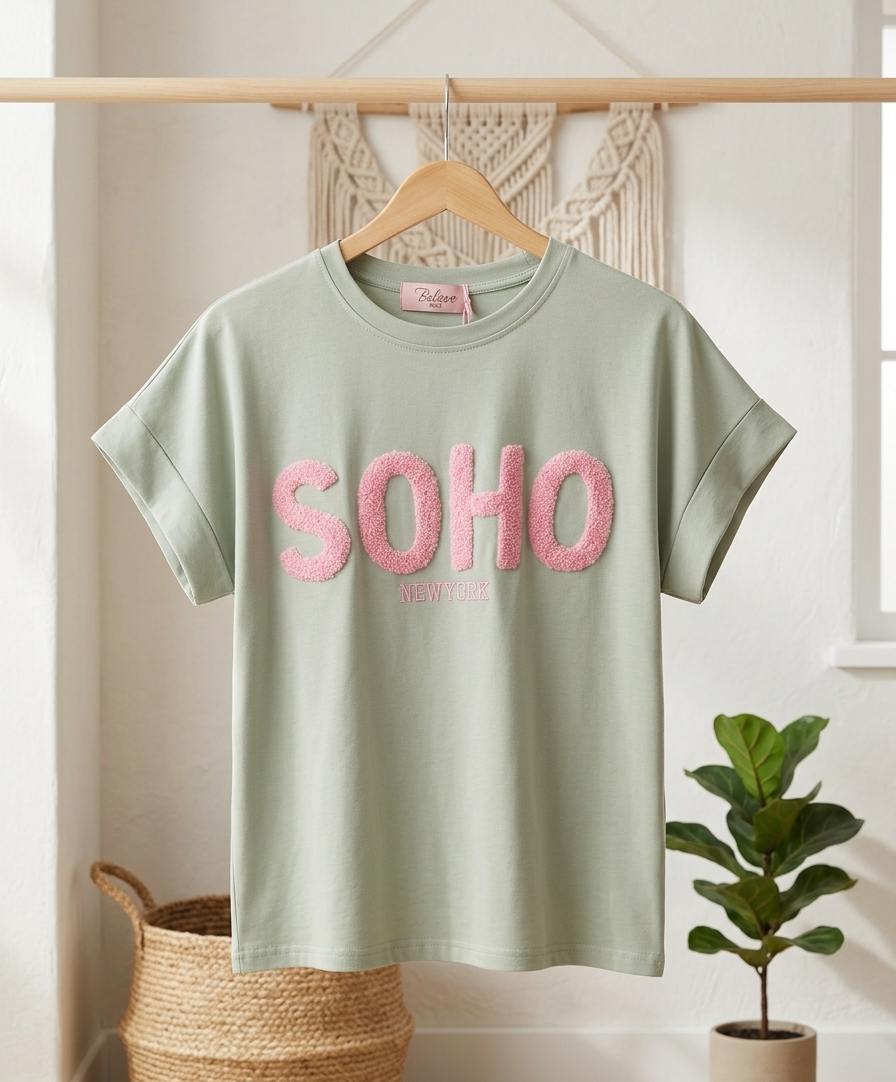 Damen T-Shirt „SOHO NEW YORK“ | Urban Style trifft Premium-Komfort