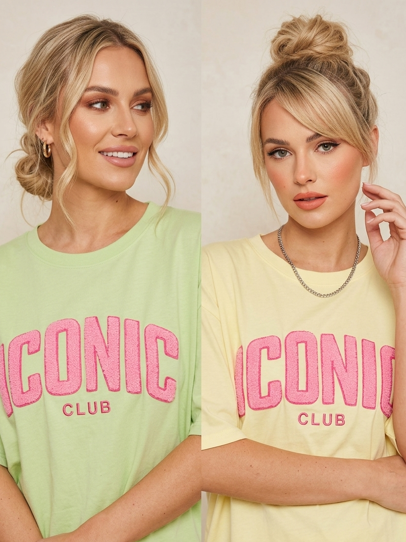 Iconic Club Oversized Graphic Tee