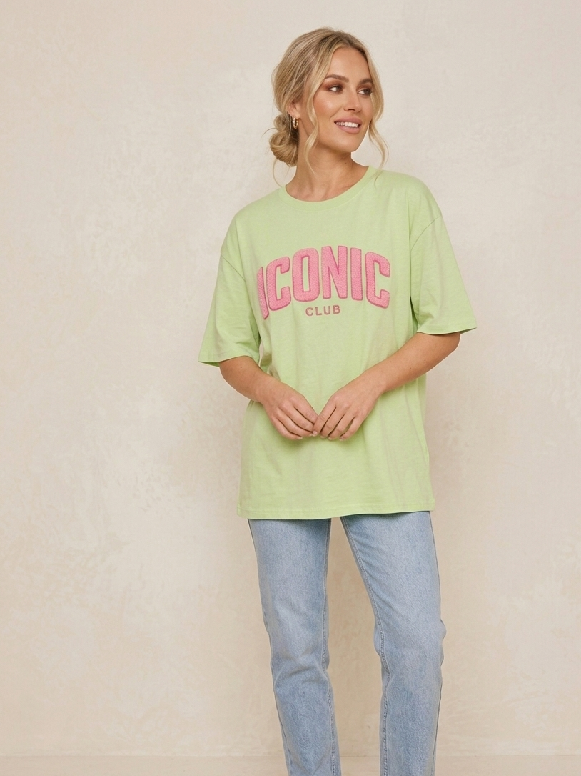Iconic Club Oversized Graphic Tee