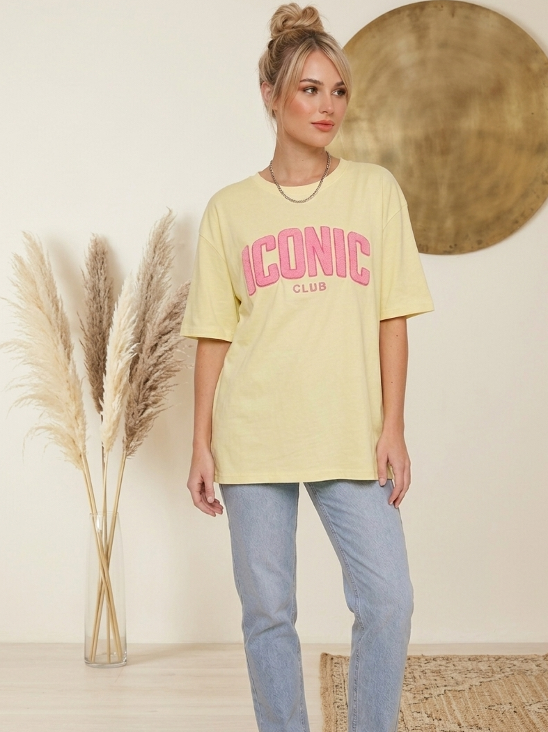 Iconic Club Oversized Graphic Tee