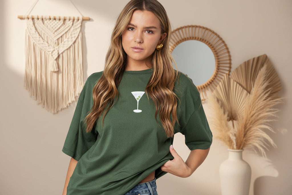 Cotton Knitted Women's T-shirt Casual Letters