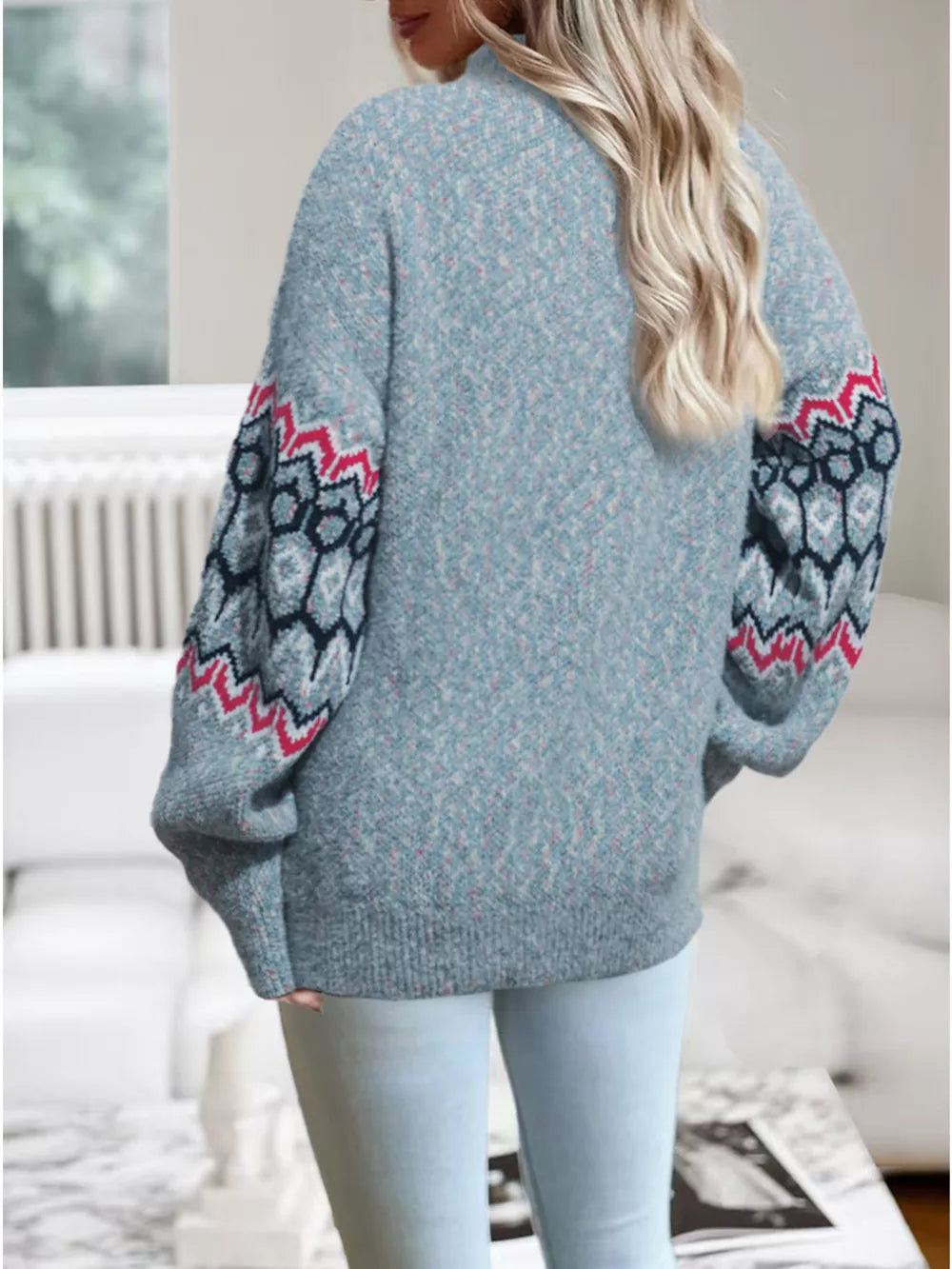 Gemütlicher Norwegerpullover für Damen