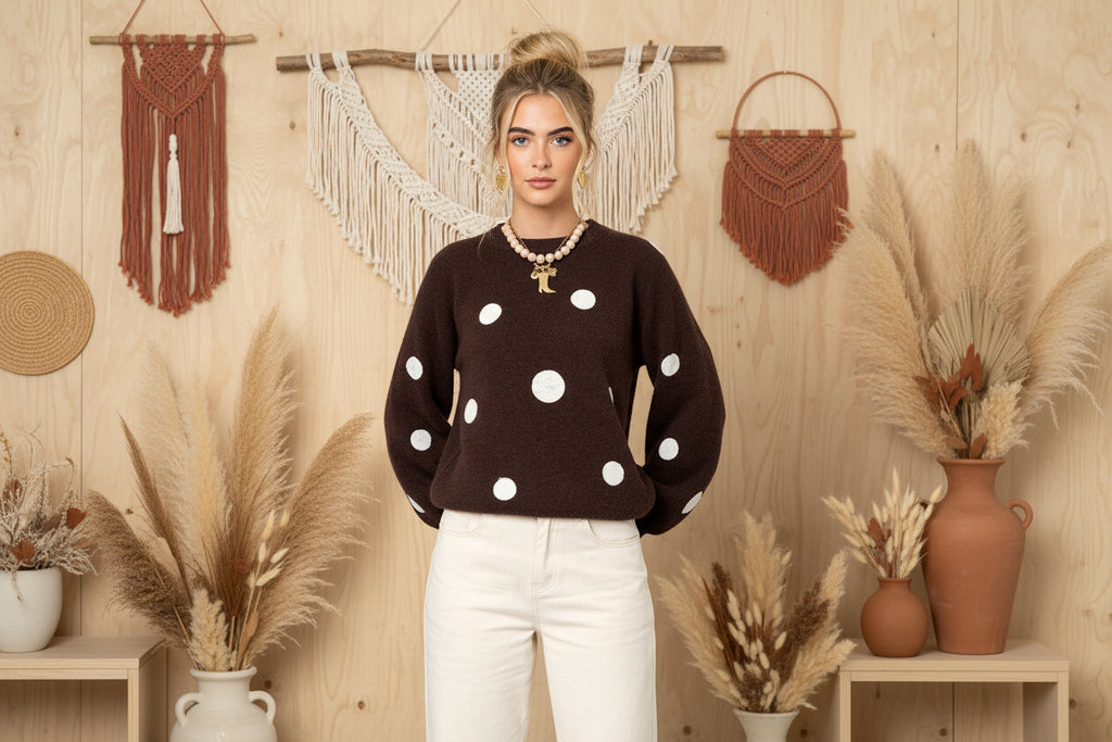 Dotted sweater