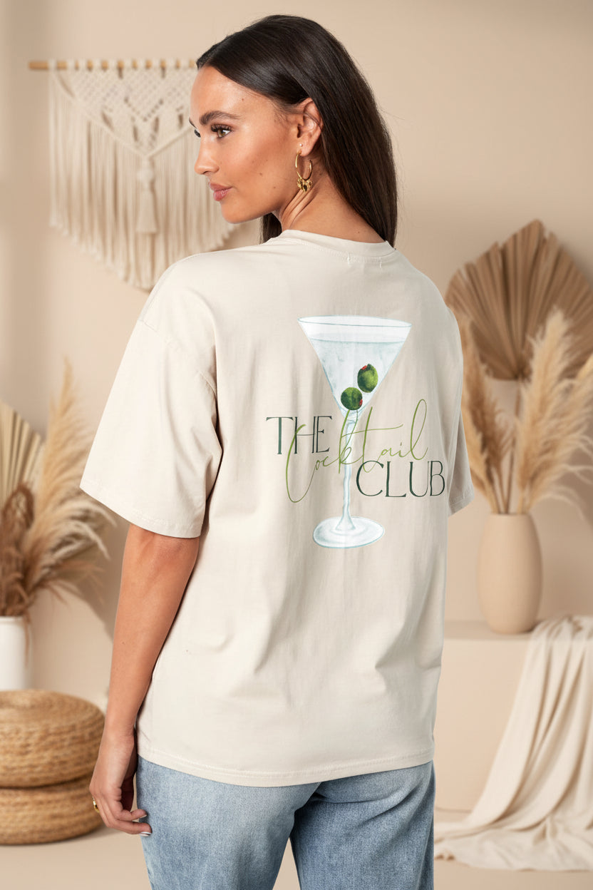 Cotton Knitted Women's T-shirt Casual Letters