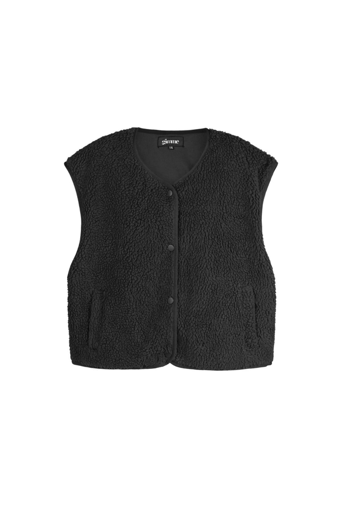 Woven Polyester Fiber Women's Vest Casual Solid Color Fall/Winter