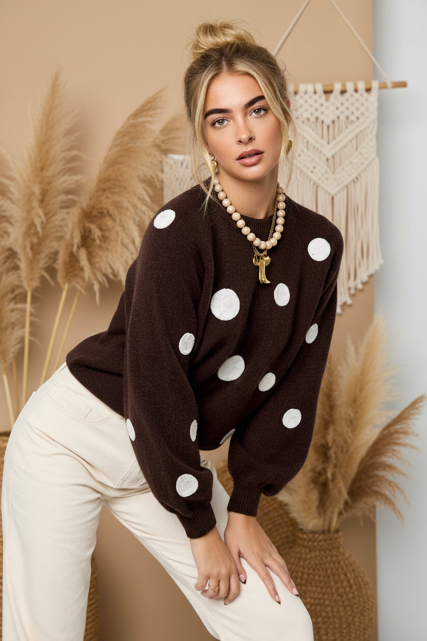 Dotted sweater