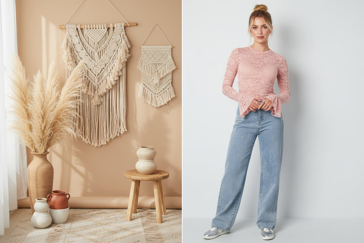 Cotton Woven Women's Straight Leg Denim Pants Heart Embroidery Casual