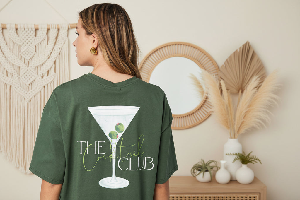 Cotton Knitted Women's T-shirt Casual Letters