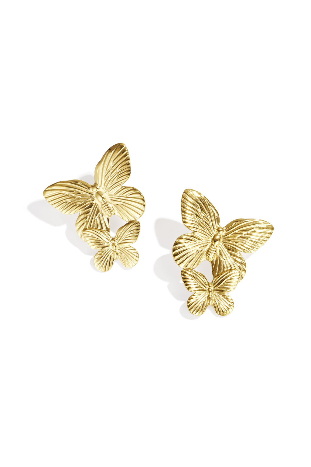 Stainless Steel Drop Earrings butterfly Casual Daily Simple Series Women's jewelry