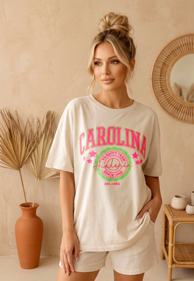 Sommer-Vibes pur: Das „Carolina Academia“ Oversized-Shirt ☀️💖
