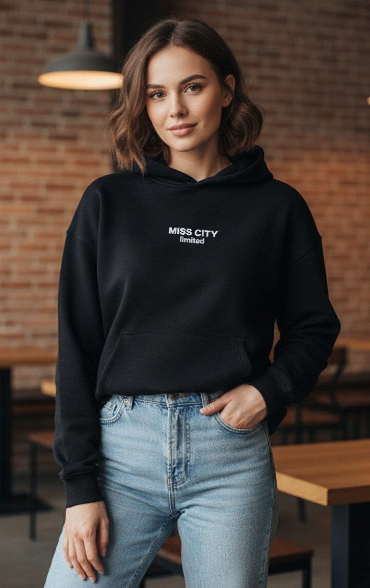 Unisex, Sweater, Mickey, Hood, Autumn, Winter, Statement, Hoodie, Lettering, Oversized