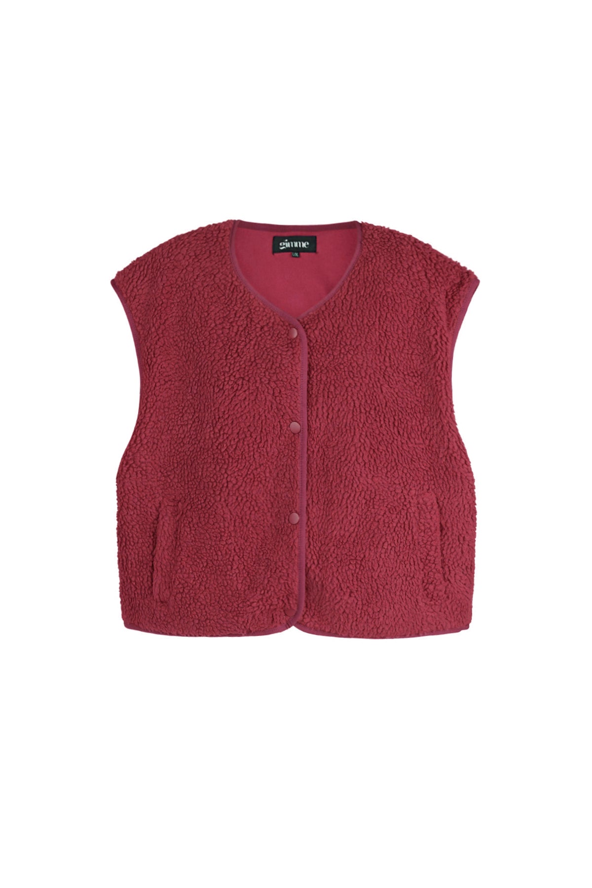 Woven Polyester Fiber Women's Vest Casual Solid Color Fall/Winter