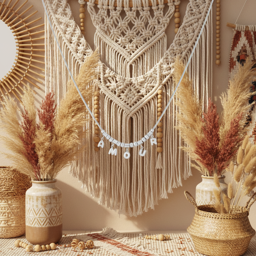 Amour Halskette Bild 1 - Boho-Hintergrund