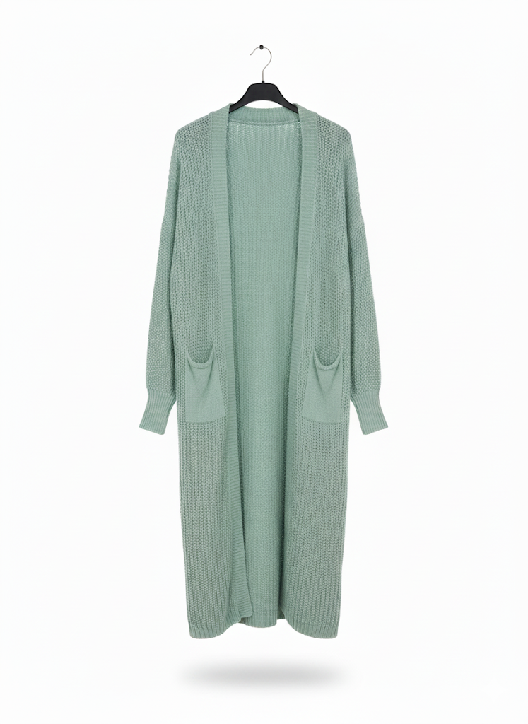 Damen,modern,Strick,Cardigan,Übergang,Jacke,mint,stilvoll,oversize