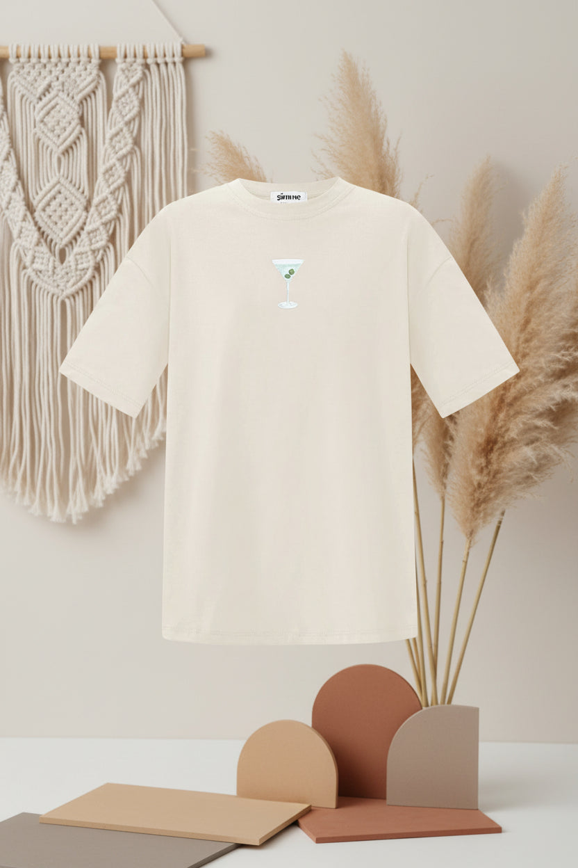 Cotton Knitted Women's T-shirt Casual Letters