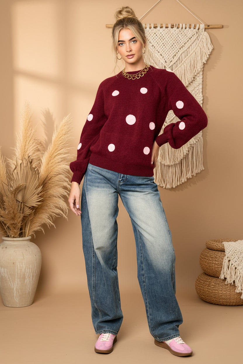 Dotted sweater