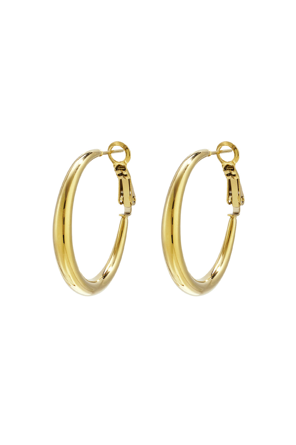 Stainless Steel Hoop Earrings circle Casual Daily Simple Series Women's jewelry