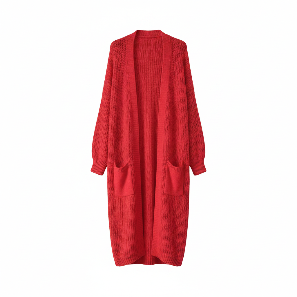 GMC-Freisteller roter Cardigan