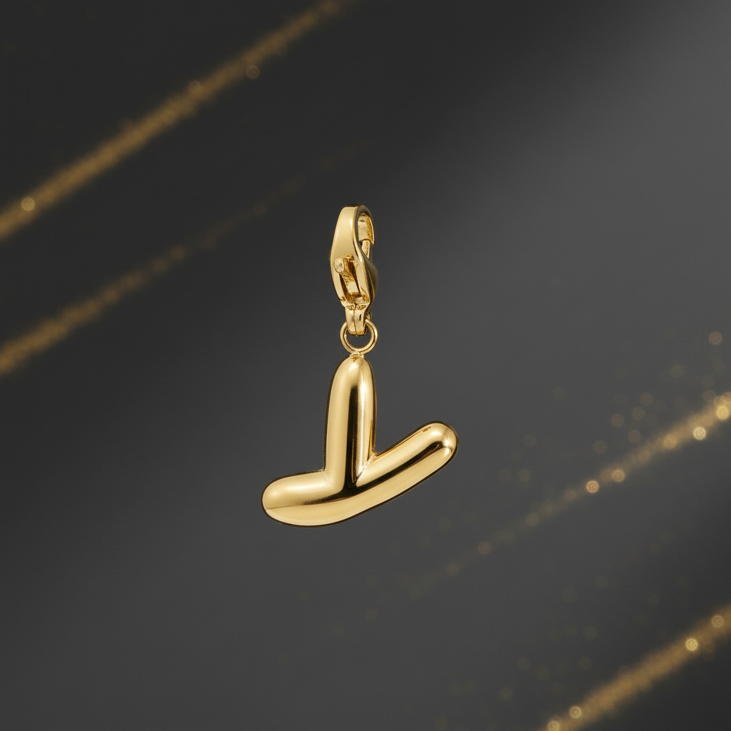 Personalisierter Buchstaben Anhänger Premium Hintergrund