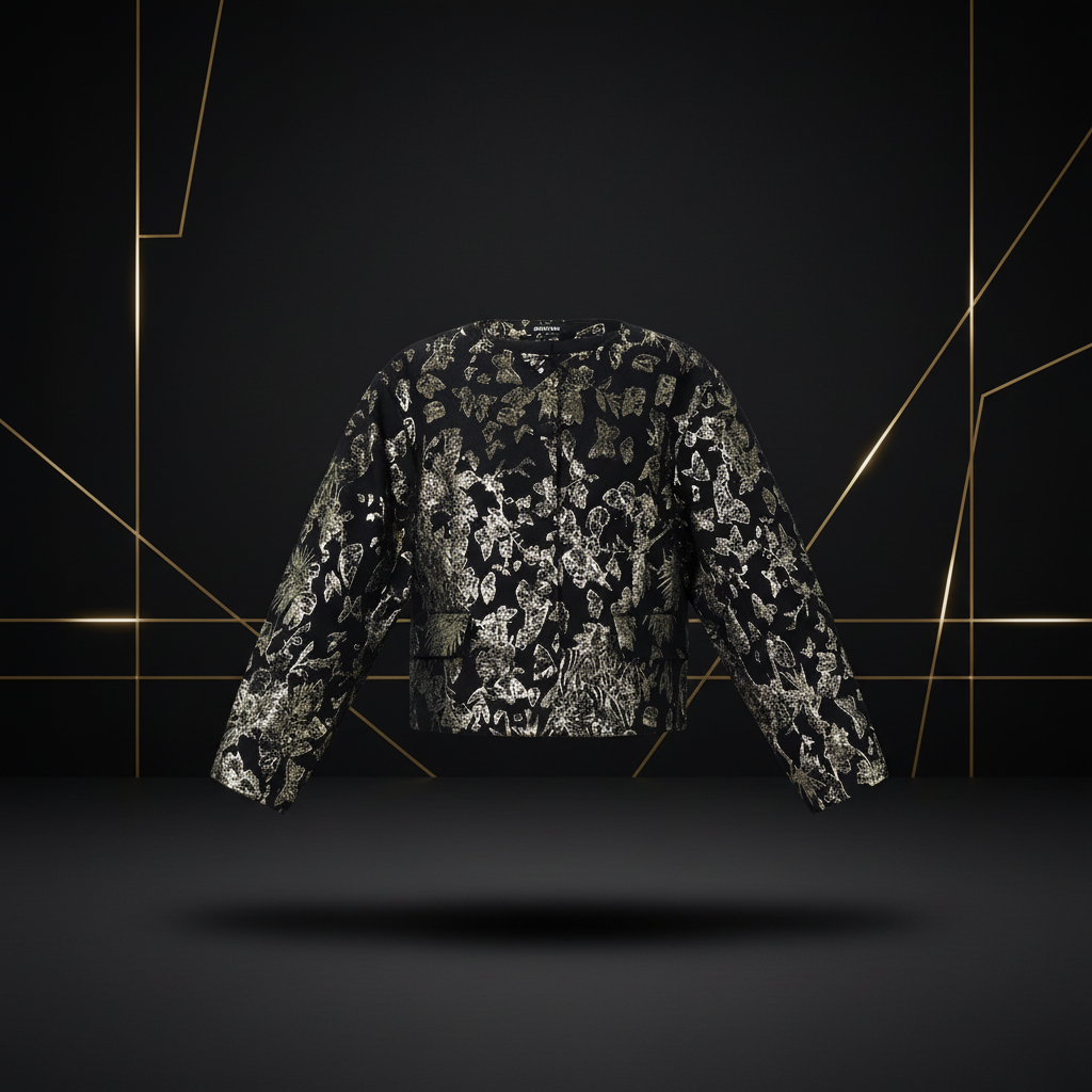 Elegante Damen-Jacke Blumendruck - Elegant Floral Print