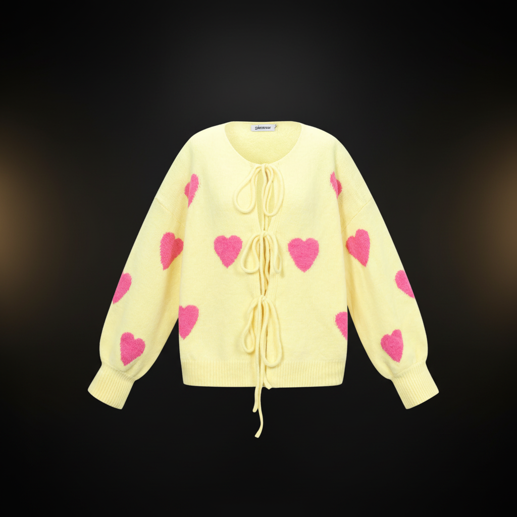 LOVE ME Cardigan Pink - Premium Dark Luxe