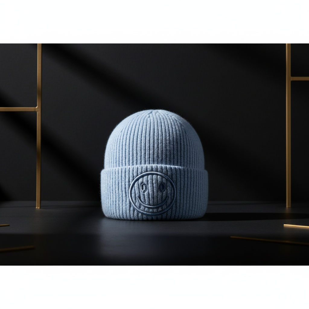 Smiley Hat - Editorial Fashion Shot