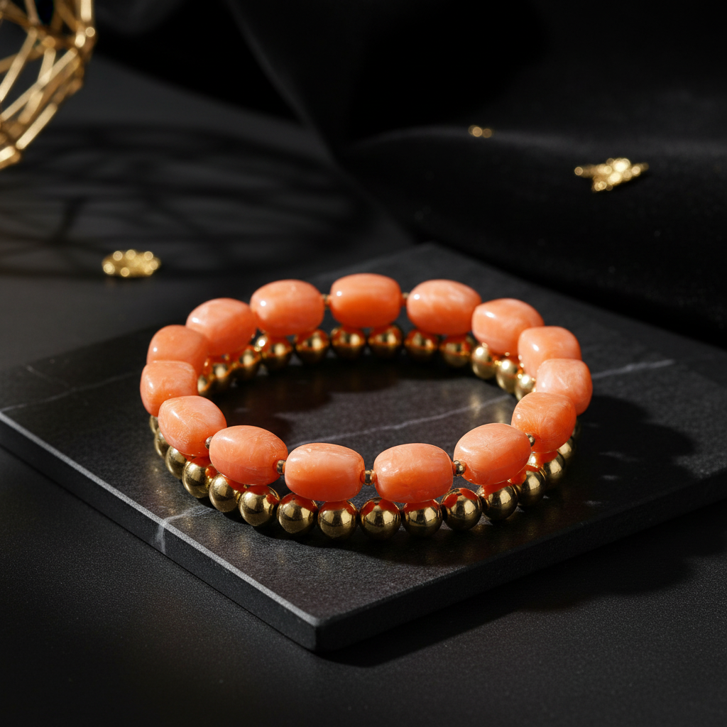 Edelstahl Perlenarmbänder Set - Dark Luxe Premium Schmuck