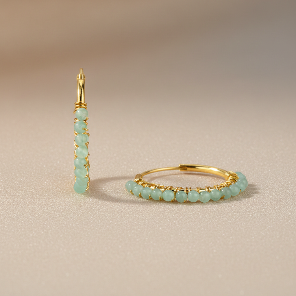 Luxus Zirkonia Ohrringe Detail