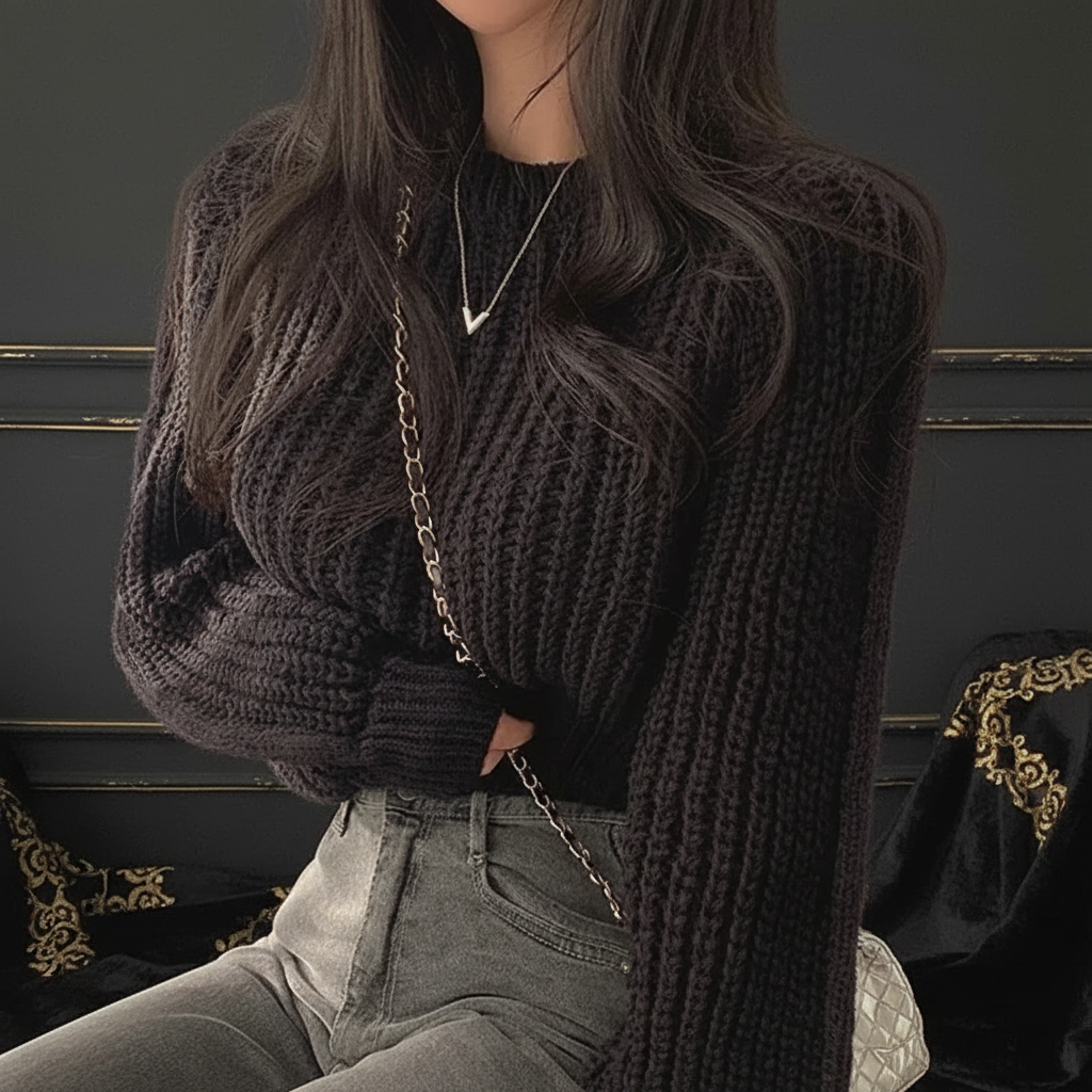 Harajuku Sweater - Dark Luxe Look