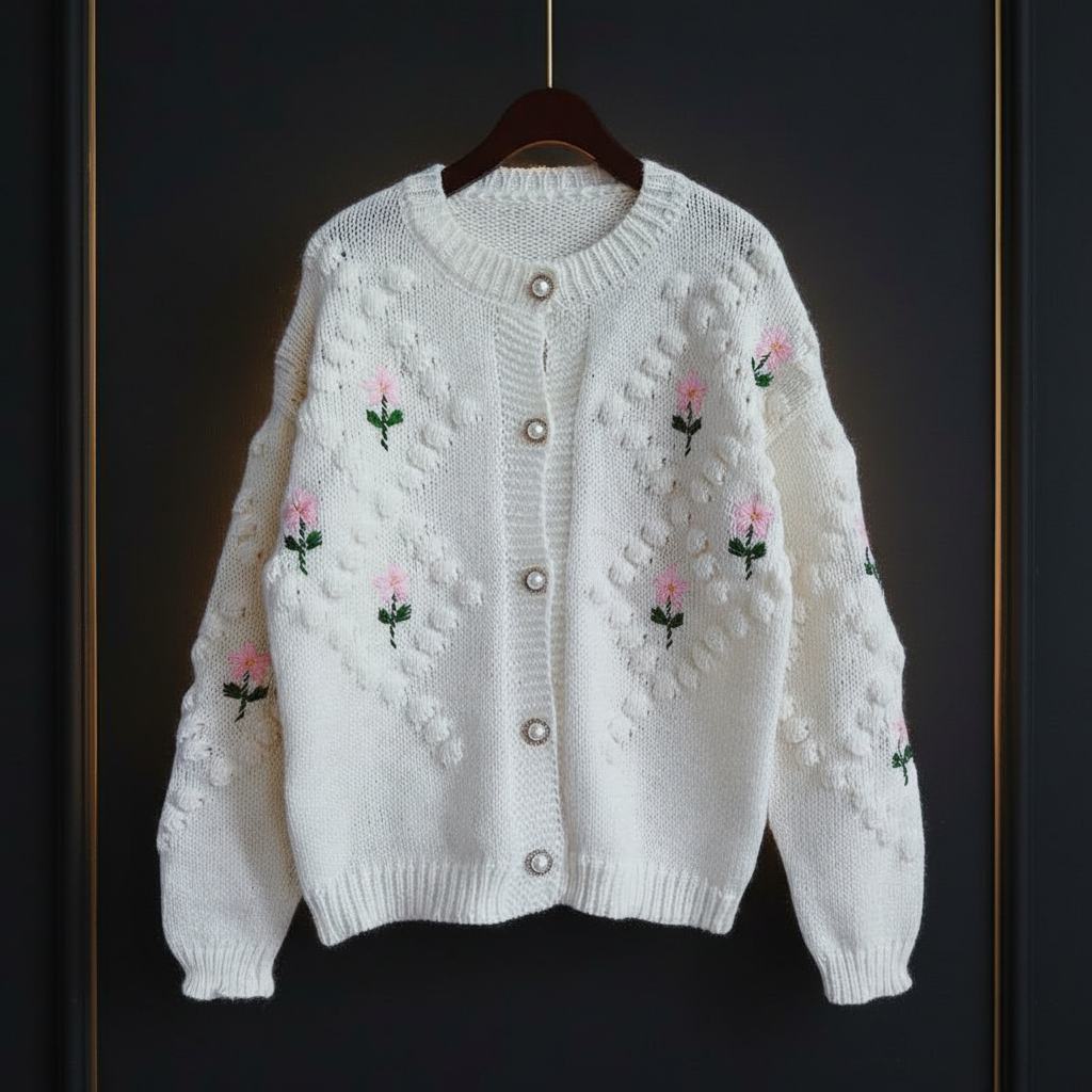 Damen Cardigan - Premium Dark Luxe