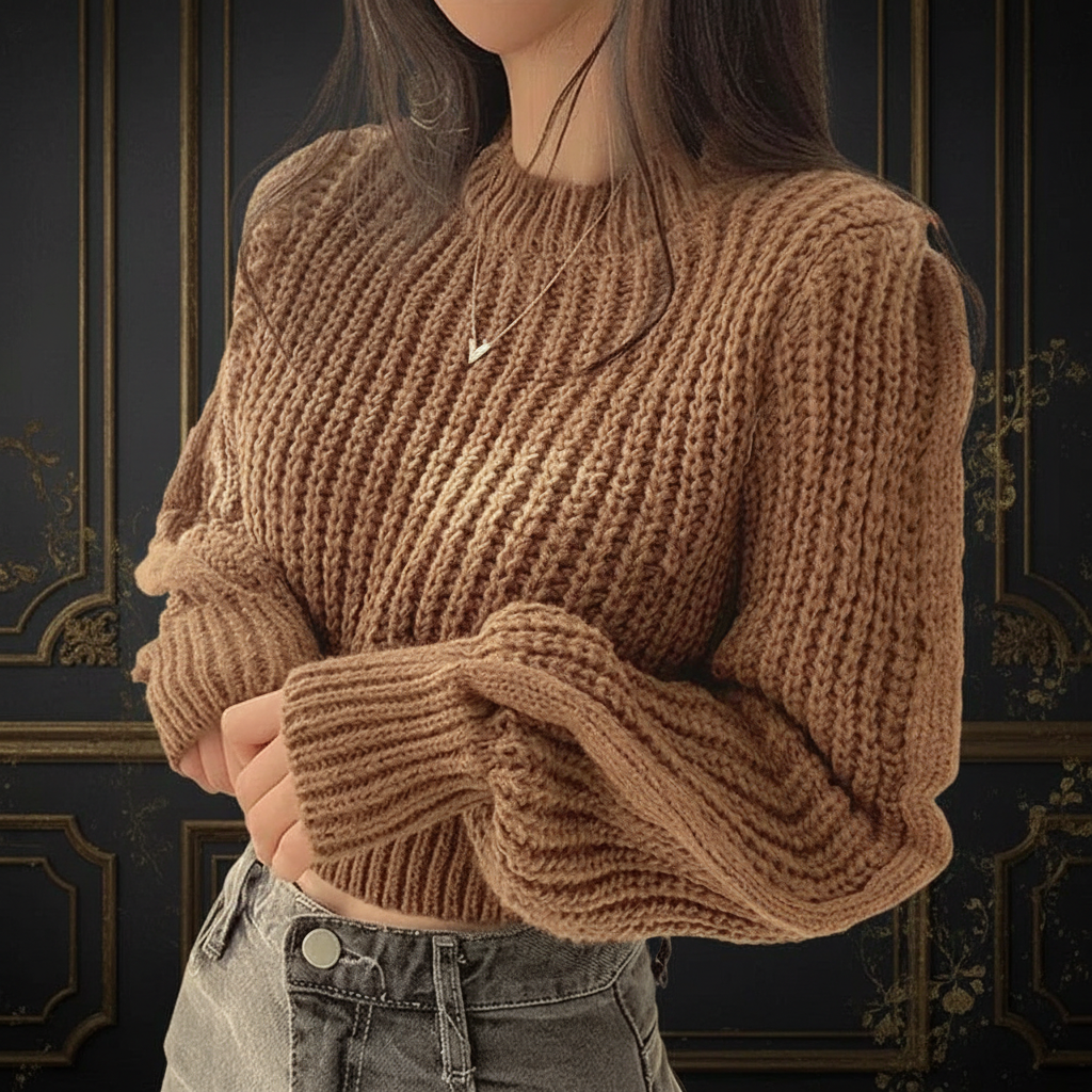 Korean Style Pullover - Dark Luxe Editorial