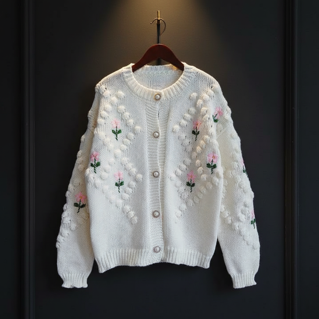 Damen Cardigan - Premium Dark Luxe