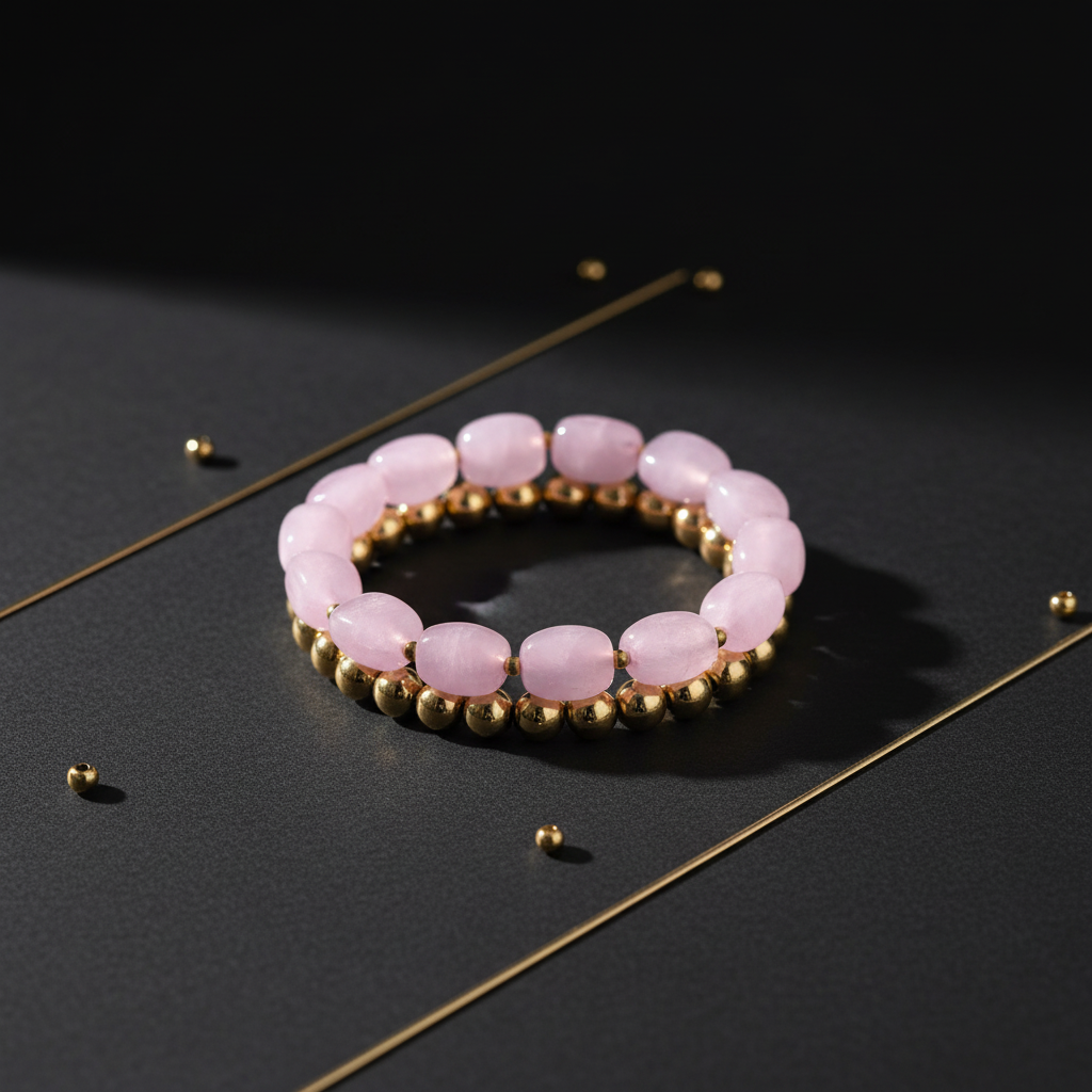 Edelstahl Perlenarmbänder - Premium Detail Shot