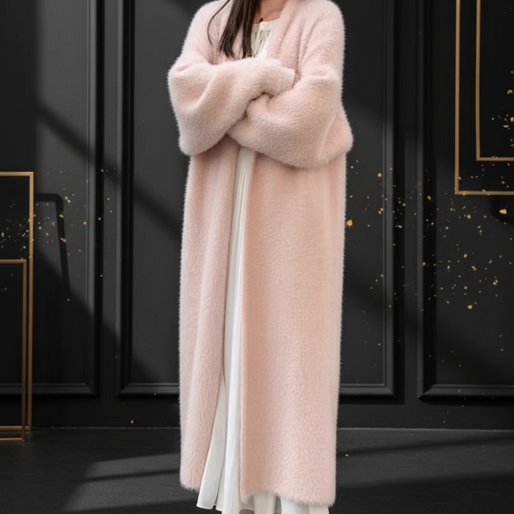 Damen Cardigan Dark Luxe Editorial