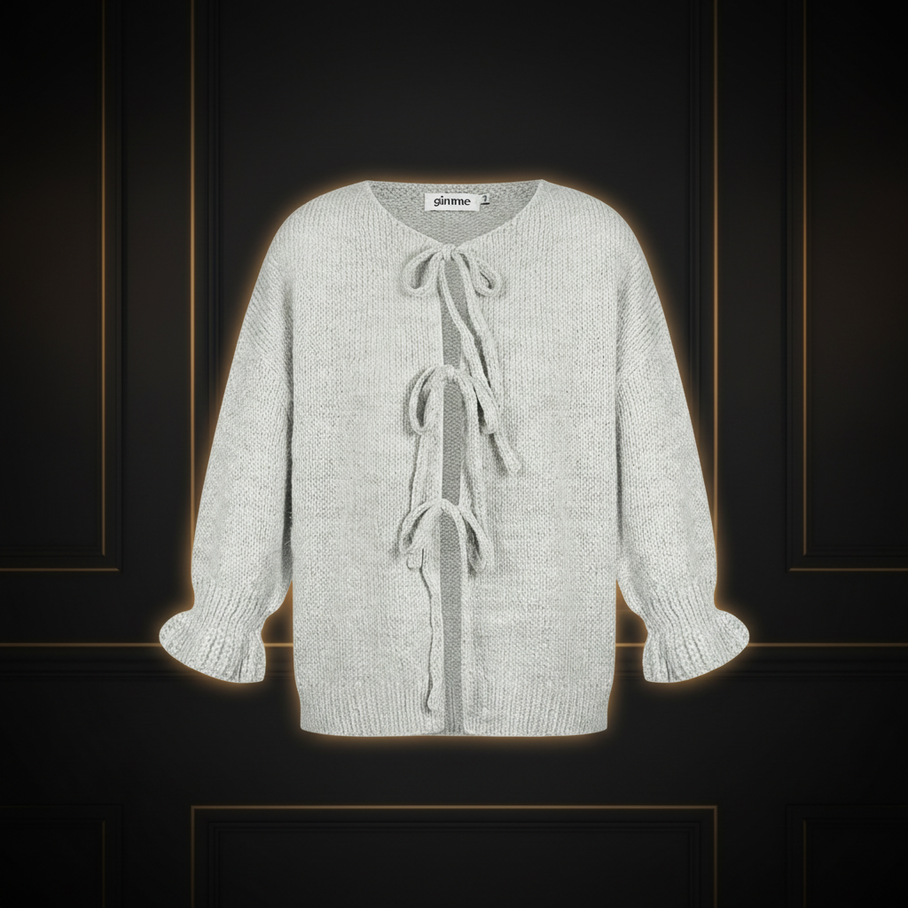 Damen Nylon Top Oversized Lace-Up Design - Dark Luxe Style