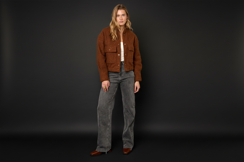 Herbst Winter Jacke Damen - Luxury Background