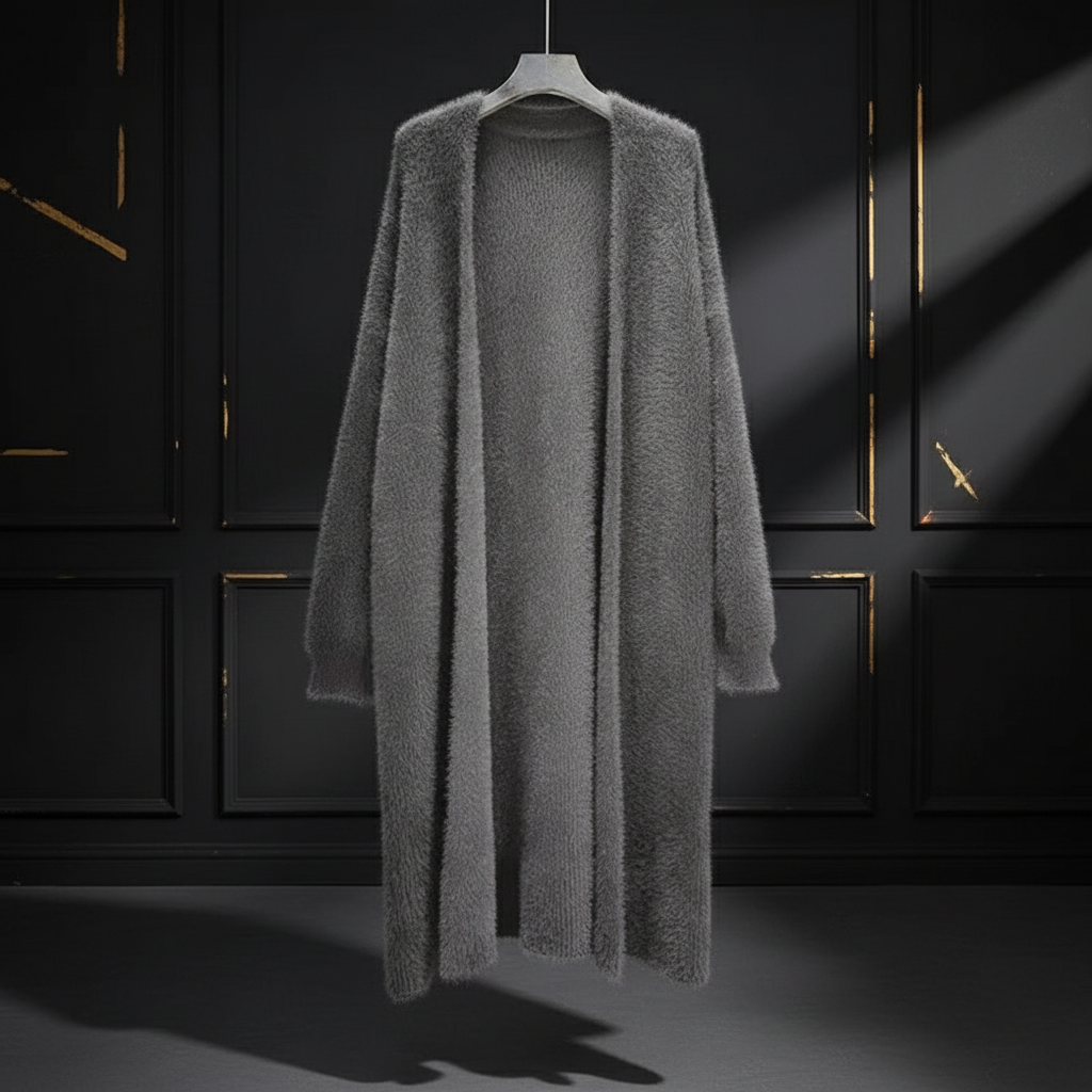 Damen Cardigan Dark Luxe Editorial