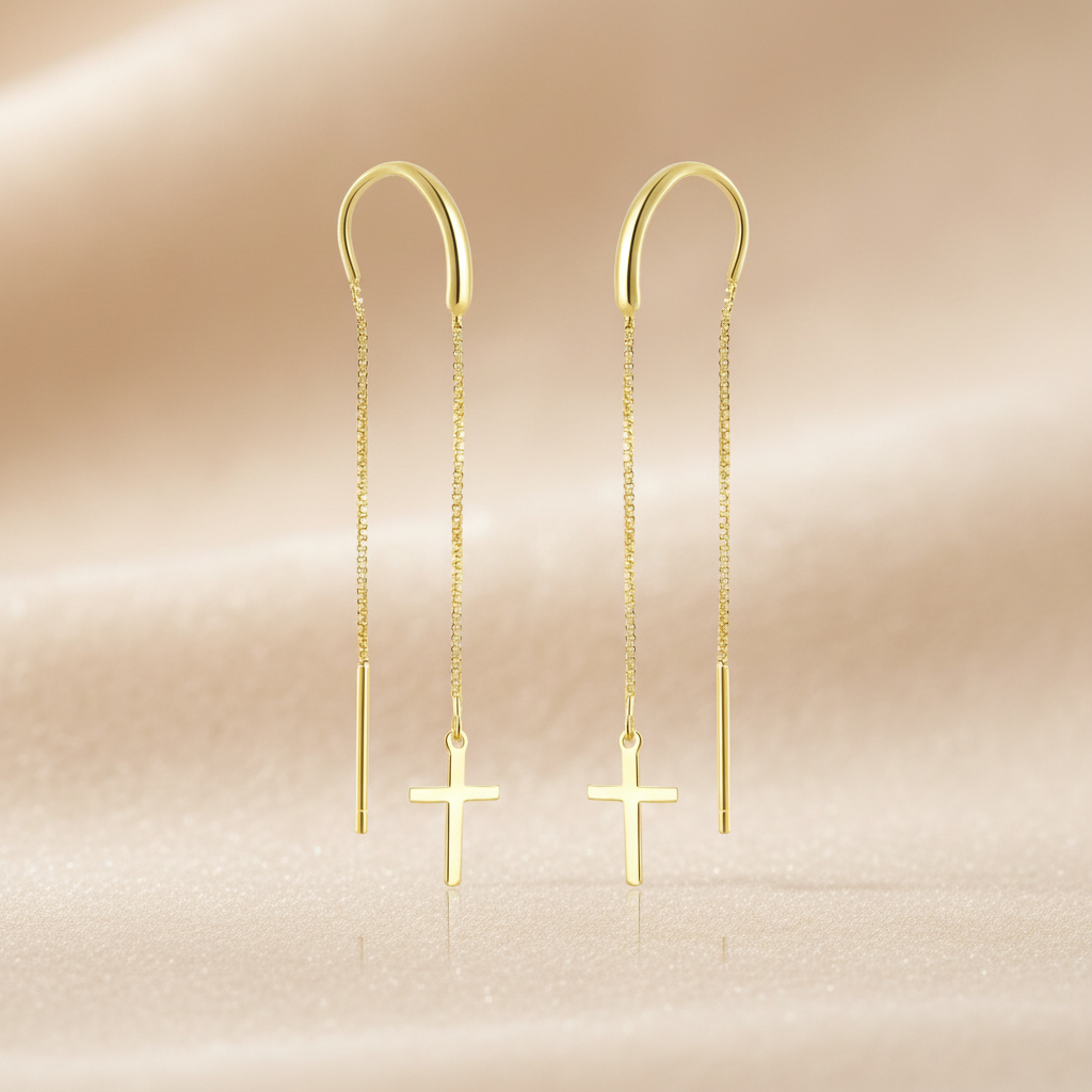 Elegante Ketten Ohrringe