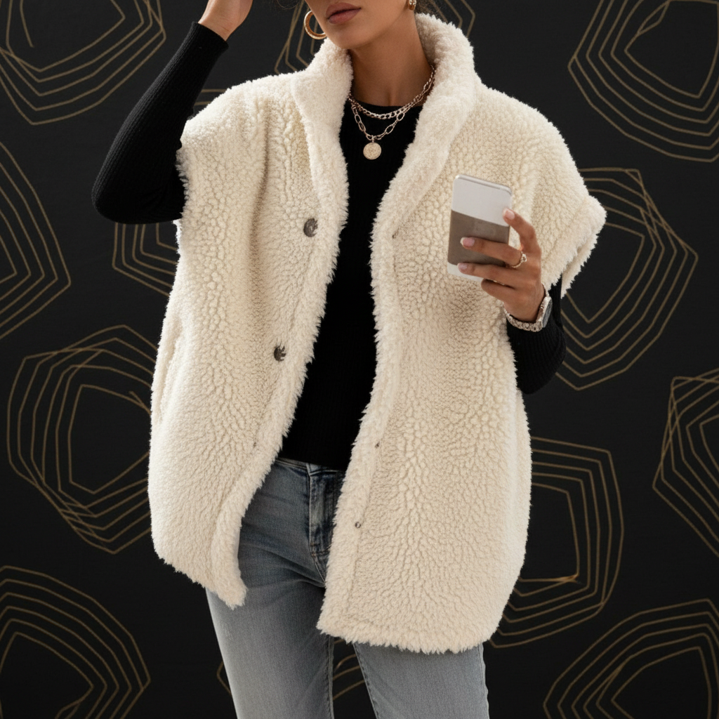 Hongqizo Fleece Vest - Dark Luxury Background