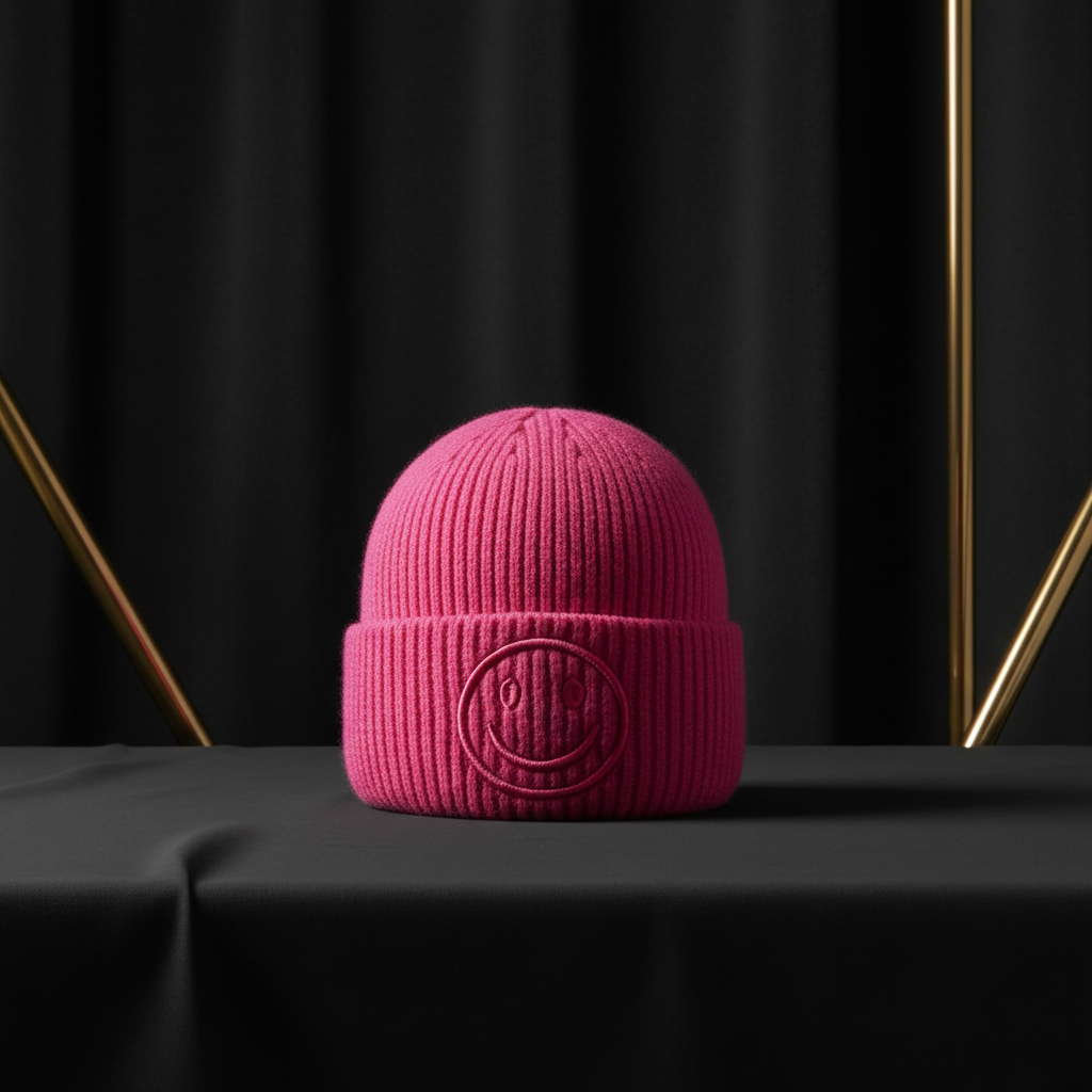 Smiley Hat - Dark Luxe Aesthetic