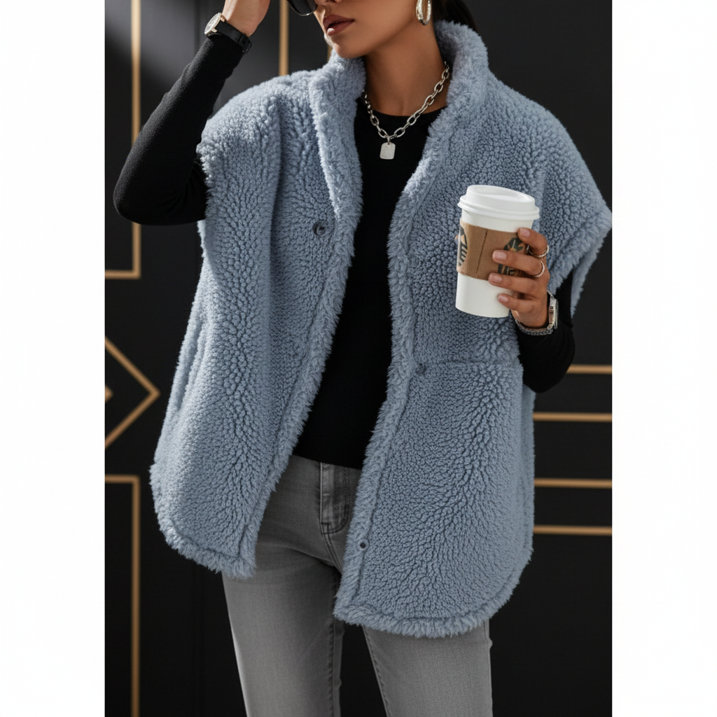 Hongqizo Fleece Vest - Dark Luxury Background