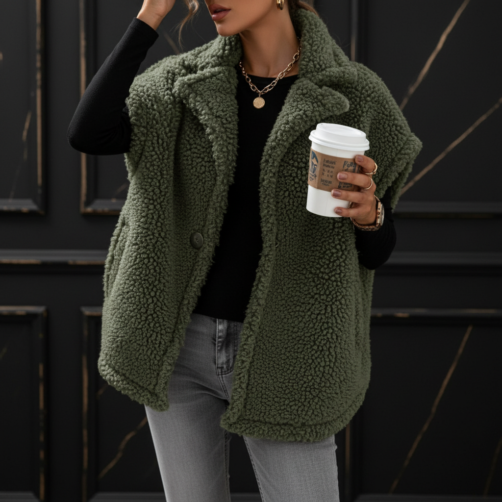 Hongqizo Fleece Vest - Dark Luxury Background